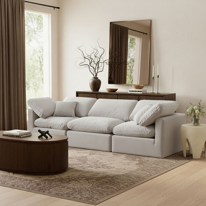 Indulge - Velvet 3 Seat Modular Sofa - Simple Home Plus