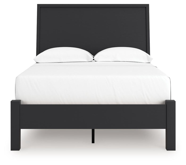 Danziar - Panel Bed With Low Footboard - Simple Home Plus
