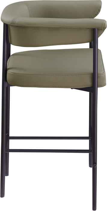 Malin - Faux Leather Counter Stool (Set of 2) - Simple Home Plus