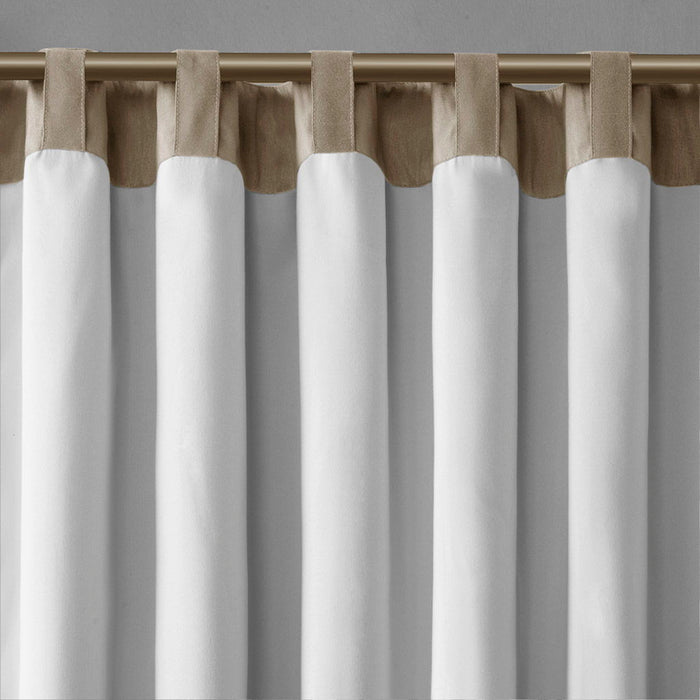 Andora - Embroidered Window Valance - Tan - Simple Home Plus
