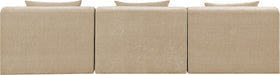 Stellar - 3 Piece 114" Upholstered Modular Armless Sofa - Simple Home Plus