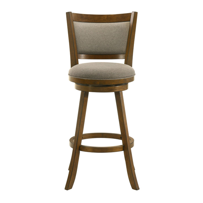Aiden - Modern Farmhouse Swivel Wood Bar Height Kitchen Bar Stool - Simple Home Plus