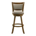 Aiden - Modern Farmhouse Swivel Wood Bar Height Kitchen Bar Stool - Simple Home Plus