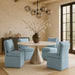 Nelori - Linen Textured Performance Fabric Upholstered Dining Chair (Set of 2) - Simple Home Plus