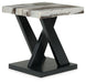 Cendill - Dark Brown / White / Black - Occasional Table Set (Set of 3) - Simple Home Plus