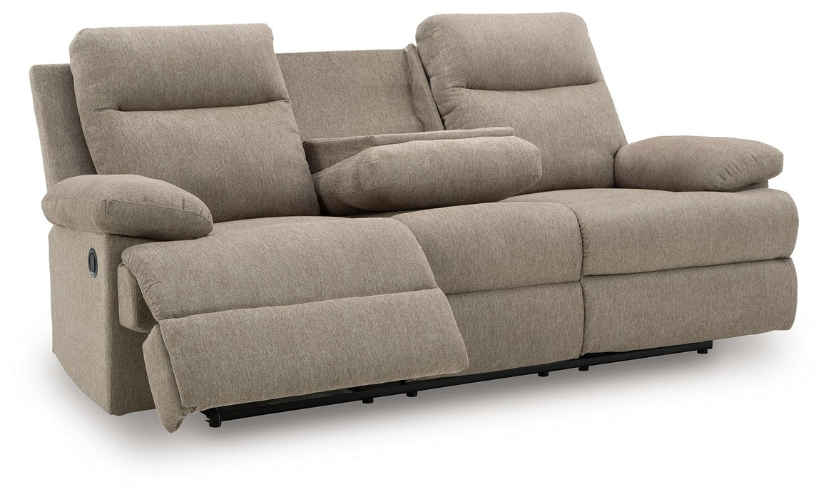 Side-Swipe - Reclining Sofa With Drop Down Table - Simple Home Plus