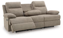 Side-Swipe - Reclining Sofa With Drop Down Table - Simple Home Plus