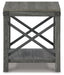 Freedan - Square End Table - Grayish Brown - Simple Home Plus