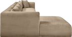 Shaggy - Fabric 4 Piece Modular Sectional - Simple Home Plus