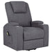 Louie - Chenille Upholstered Power Lift Massage Chair - Simple Home Plus