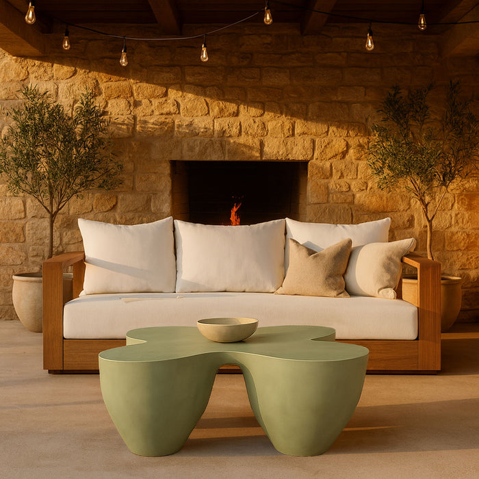 Fiore - Concrete Coffee Table - Simple Home Plus