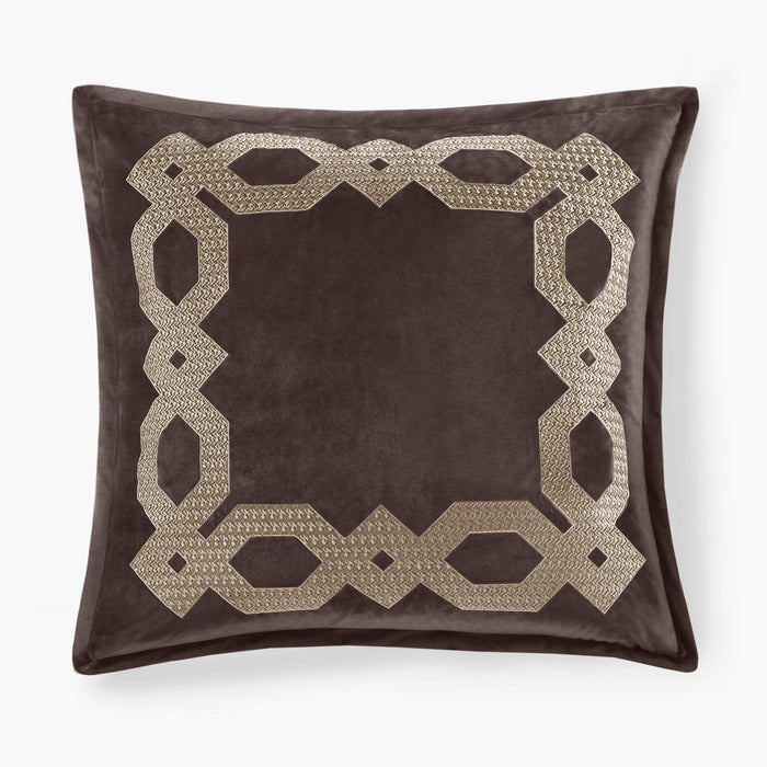 Clermont - European Pillow Sham - Brown - Simple Home Plus