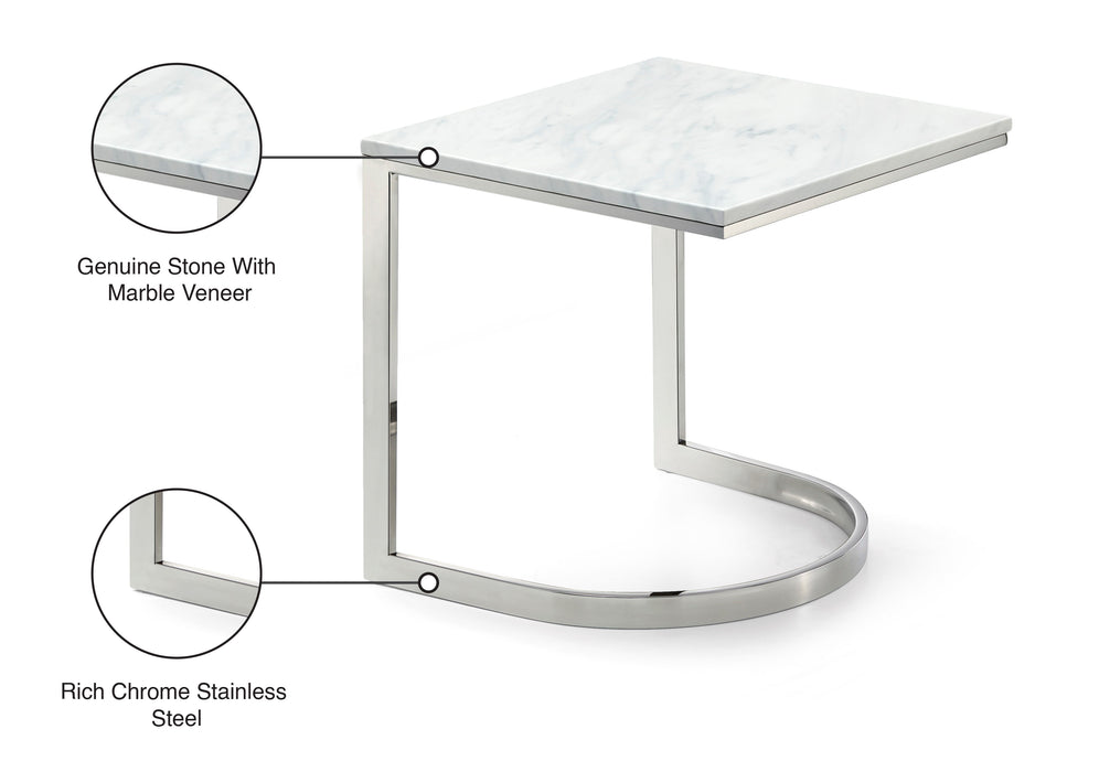 Copley - End Table - Pearl Silver - Simple Home Plus