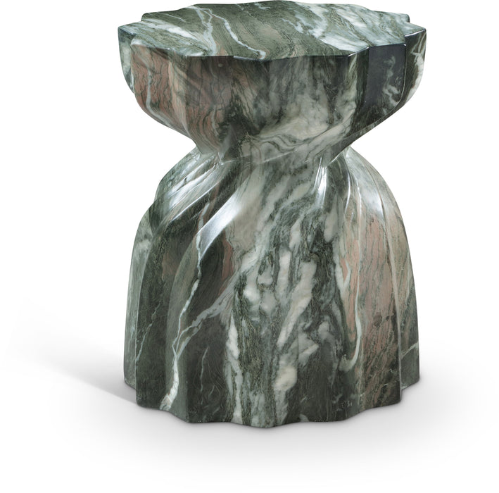 Caserta - Marble Finish Concrete End Table - Simple Home Plus