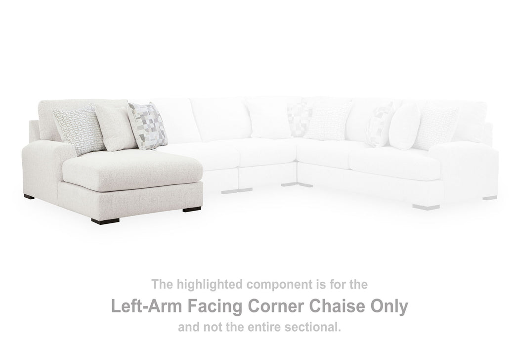 Misty-Lakes - LAF Corner Chaise - Chalk - Simple Home Plus