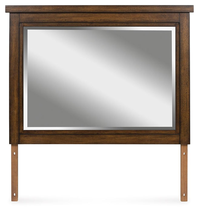 Taffenbrook - Bedroom Mirror - Medium Brown - Simple Home Plus
