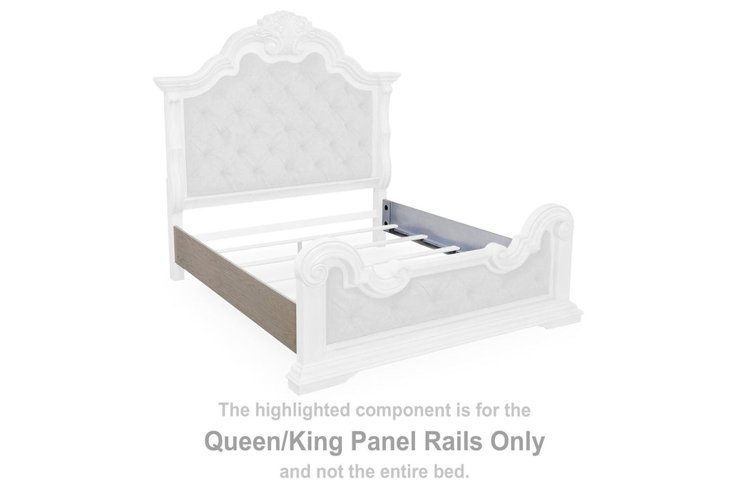Bruchandi - Queen/King Panel Rails - Antique White - Simple Home Plus