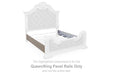 Bruchandi - Queen/King Panel Rails - Antique White - Simple Home Plus