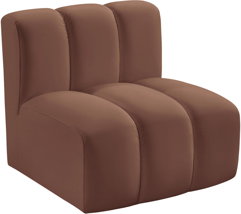 Arc - Faux Leather Straight Chair - Simple Home Plus