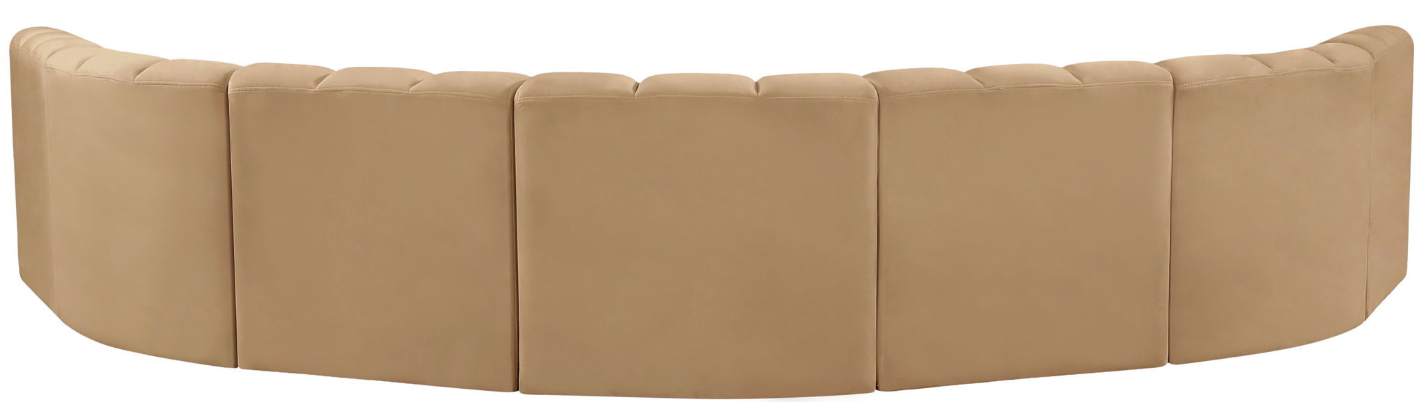 Arc - Velvet 7 Piece U-Shaped Modular Sofa - Simple Home Plus