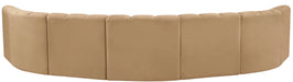 Arc - Velvet 7 Piece U-Shaped Modular Sofa - Simple Home Plus