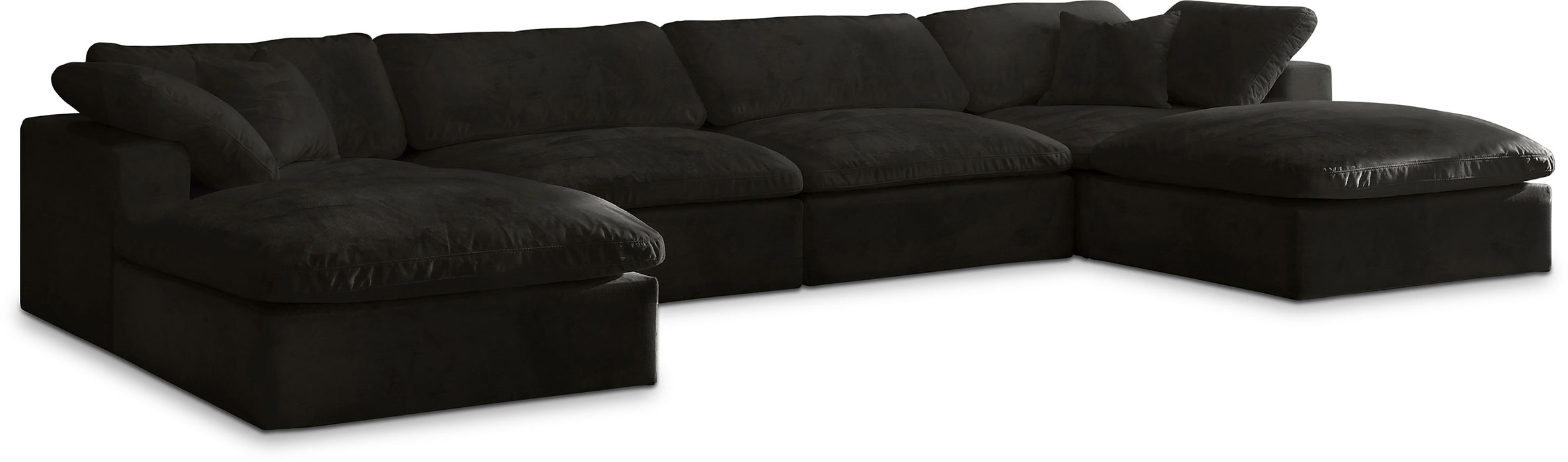 Cozy - 6 Piece Modular Double Chaise Sectional - Simple Home Plus