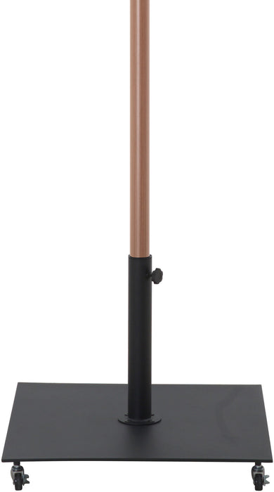 Amalfi - Aluminum Patio Umbrella - Black Base / Light Brown Pole - Simple Home Plus