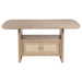 Kailani - Cane Counter Height Storage Dining Table - Beige Oak - Simple Home Plus