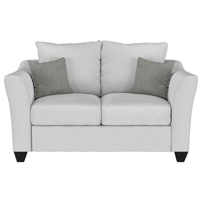 Salizar - Upholstered Flared Arm Loveseat - Simple Home Plus