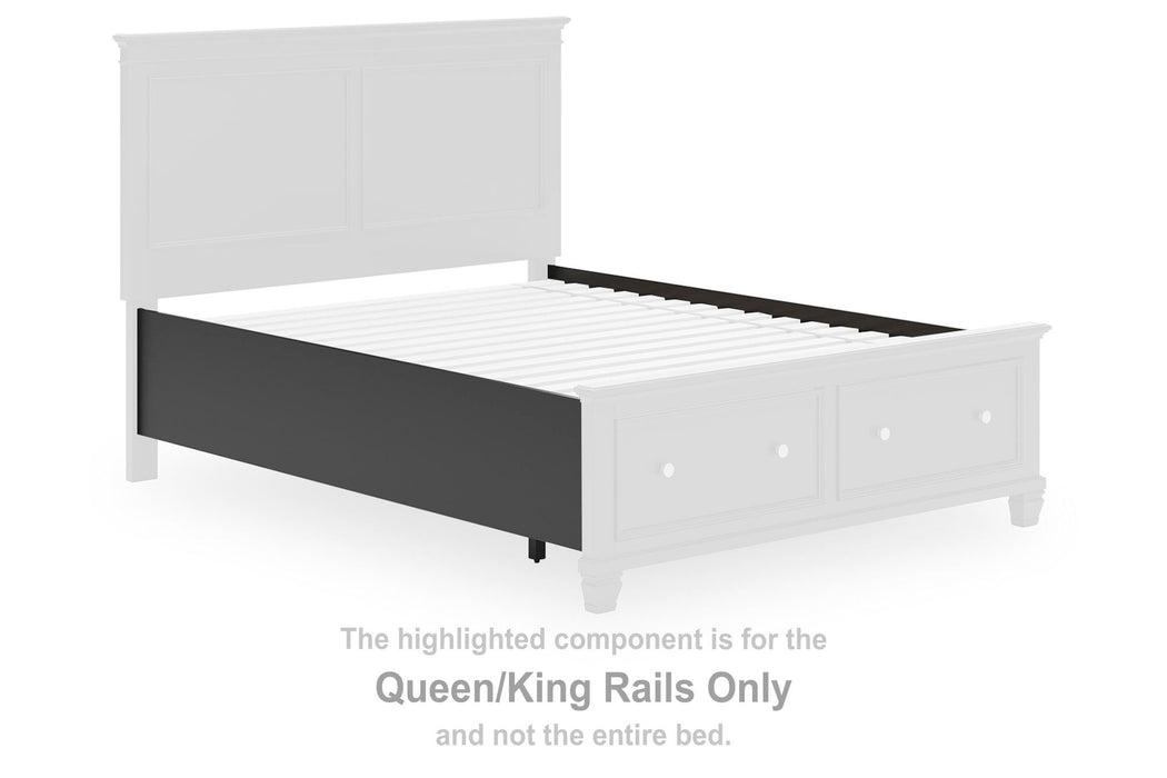 Lanolee - Queen/King Rails - Black - Simple Home Plus
