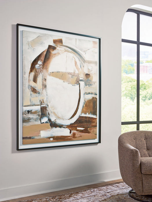 Bradlow - Wall Art - Brown / White / Black - Simple Home Plus