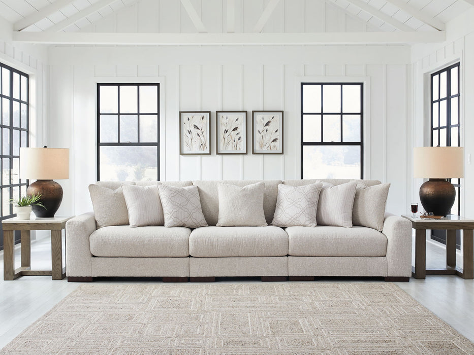 Cavella - Pebble - 3-Piece Sectional Sofa - Simple Home Plus