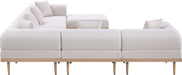 Laguna - 7 Piece Resilient Water Resistant Fabric 142" Upholstered Outdoor Patio Modular Sectional - Simple Home Plus
