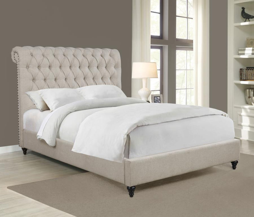 Devon - Upholstered Panel Bed - Simple Home Plus