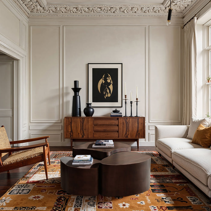 Banyan - Iron Coffee Table - Simple Home Plus