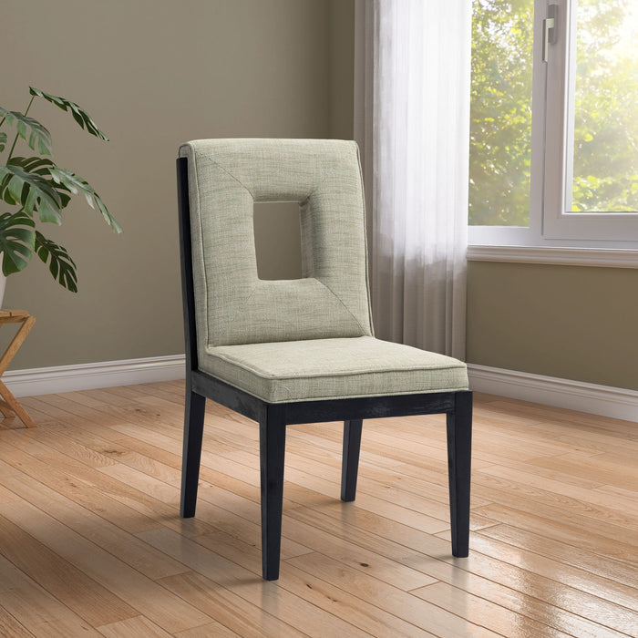 Gwendolyn - Dining Side Chair With Black Frame (Set of 2) - Simple Home Plus