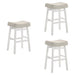 Lenon - Modern Farmhouse Wood Bar Height Kitchen Bar Stool - Simple Home Plus