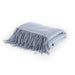 Zennia - King 7 Piece Printed Comforter Set With Throw Blanket - Blue - Simple Home Plus