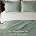 Quebec - Reversible Coverlet Set - Seafoam - Simple Home Plus
