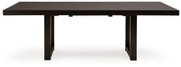 Neymorton - Dark Grayish Brown - 7 Pc. - Rectangular Extension Table, 6 Side Chairs - Simple Home Plus