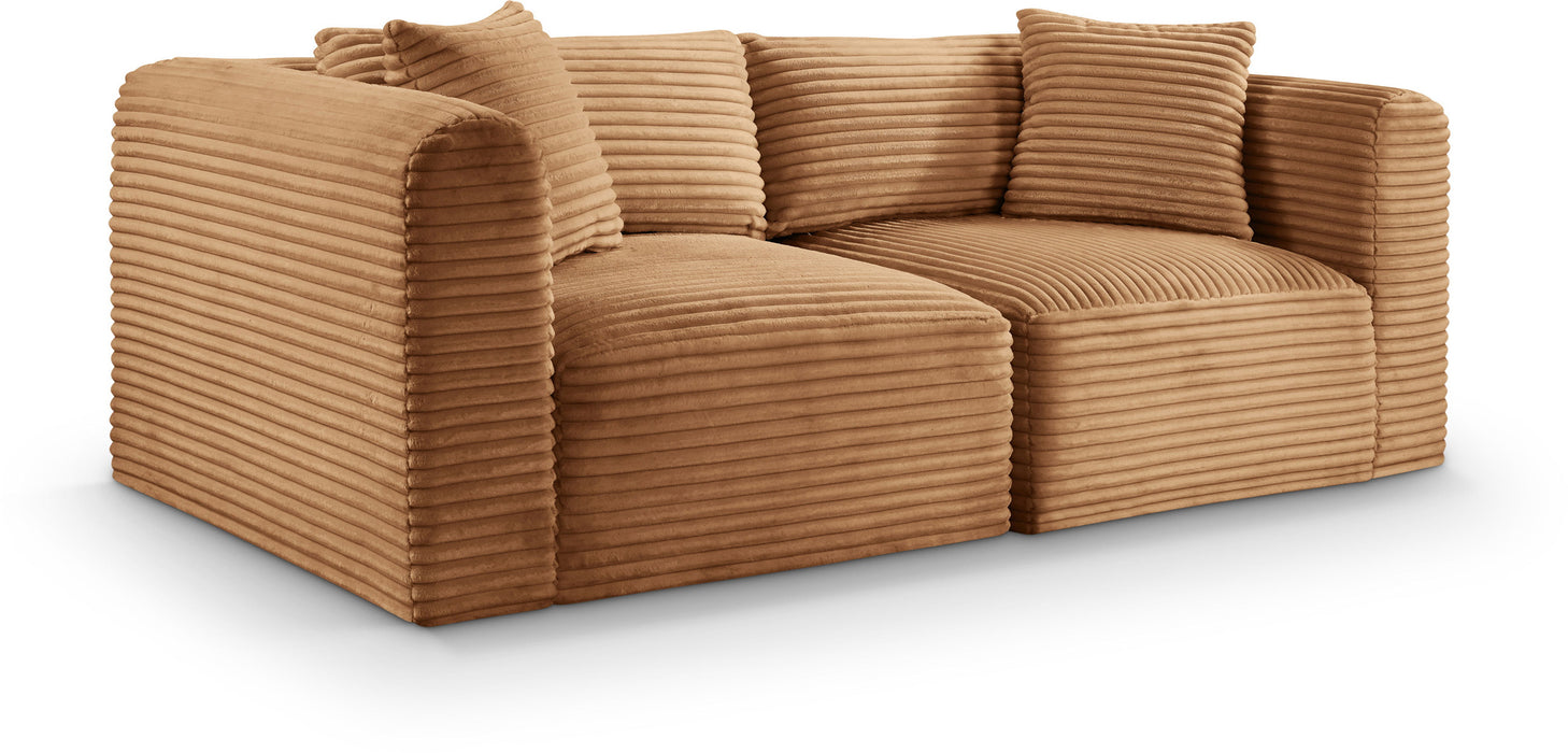 Shaggy - Fabric 2 Seat Modular Sofa - Simple Home Plus