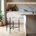 Dame - Fabric Upholstered Counter Stool (Set of 2) - Simple Home Plus