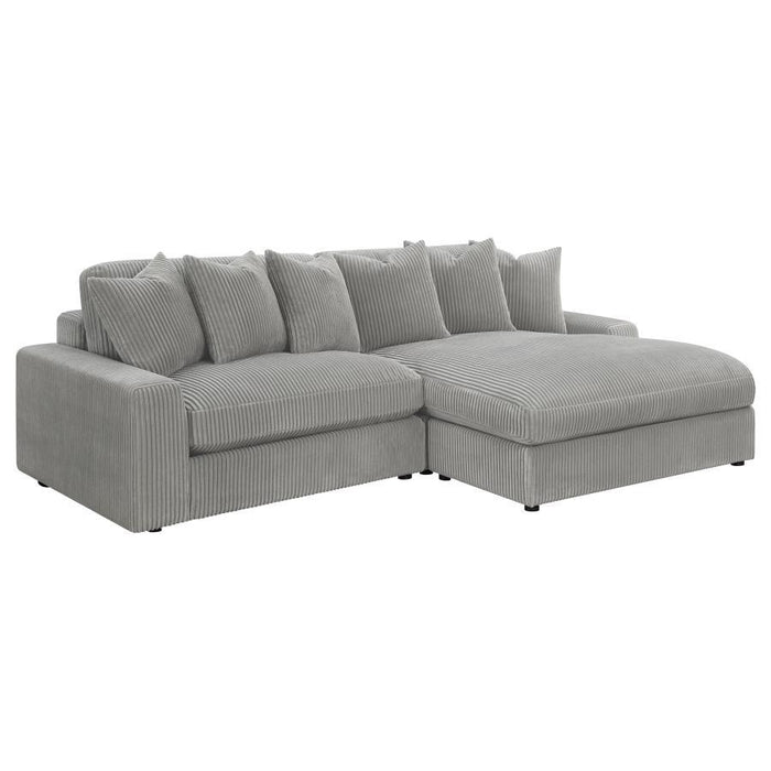 Blaine - Upholstered Reversible Chaise Sectional Sofa - Simple Home Plus