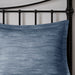 Walter - California King 7 Piece Printed Comforter Set - Navy - Simple Home Plus