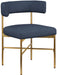 Rivage - Durable Dining Chair With Gold Frame (Set of 2) - Simple Home Plus