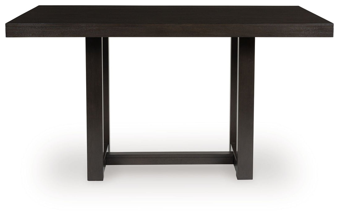 Neymorton - Dark Grayish Brown - Rectangular Dining Room Counter Table - Simple Home Plus