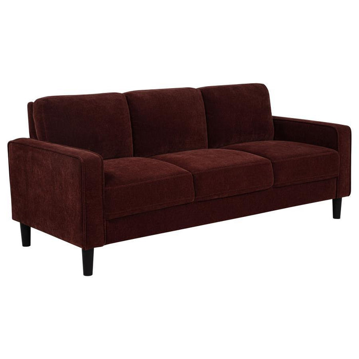 Ruth - Upholstered Track Arm Sofa - Simple Home Plus