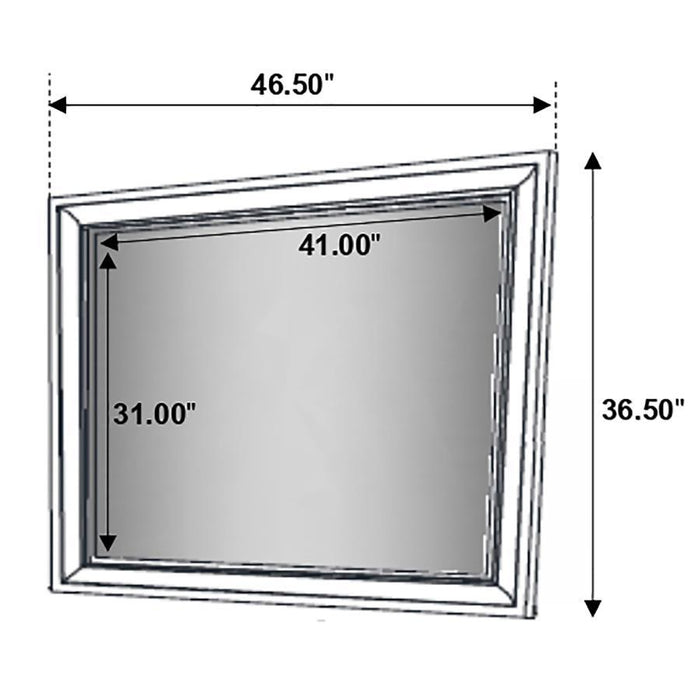 Miranda - Dresser Mirror - Simple Home Plus