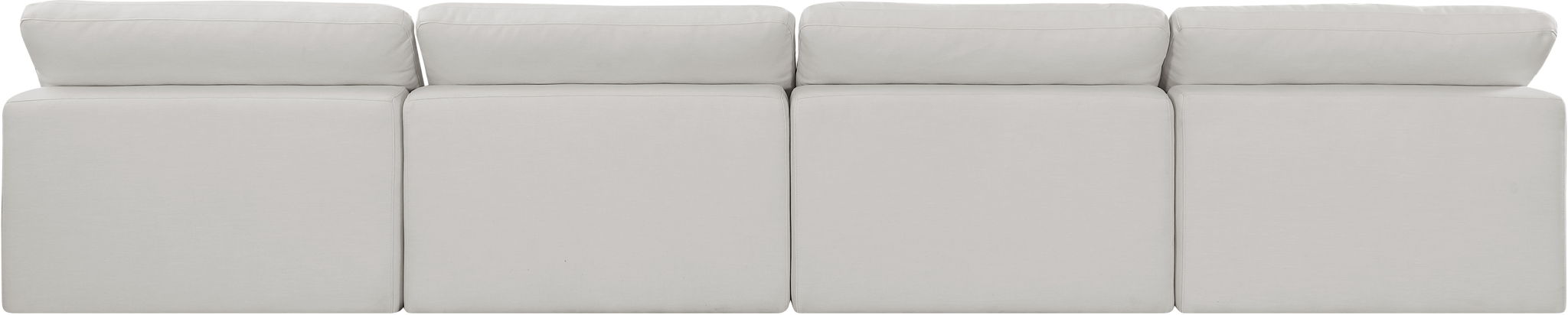 Comfy - Linen Modular Armless Sofa 4 Seats - Simple Home Plus