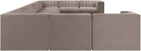 Rummi - Velvet Performance Fabric Upholstered 11 Piece Modular Sectional - Simple Home Plus